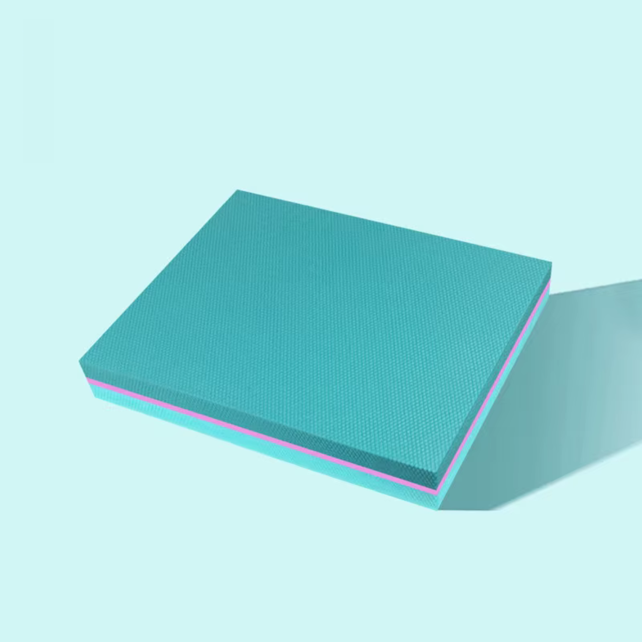 Tapis d'entraînement de fitness et d'exercice en TPE souple pour yoga et équilibre.