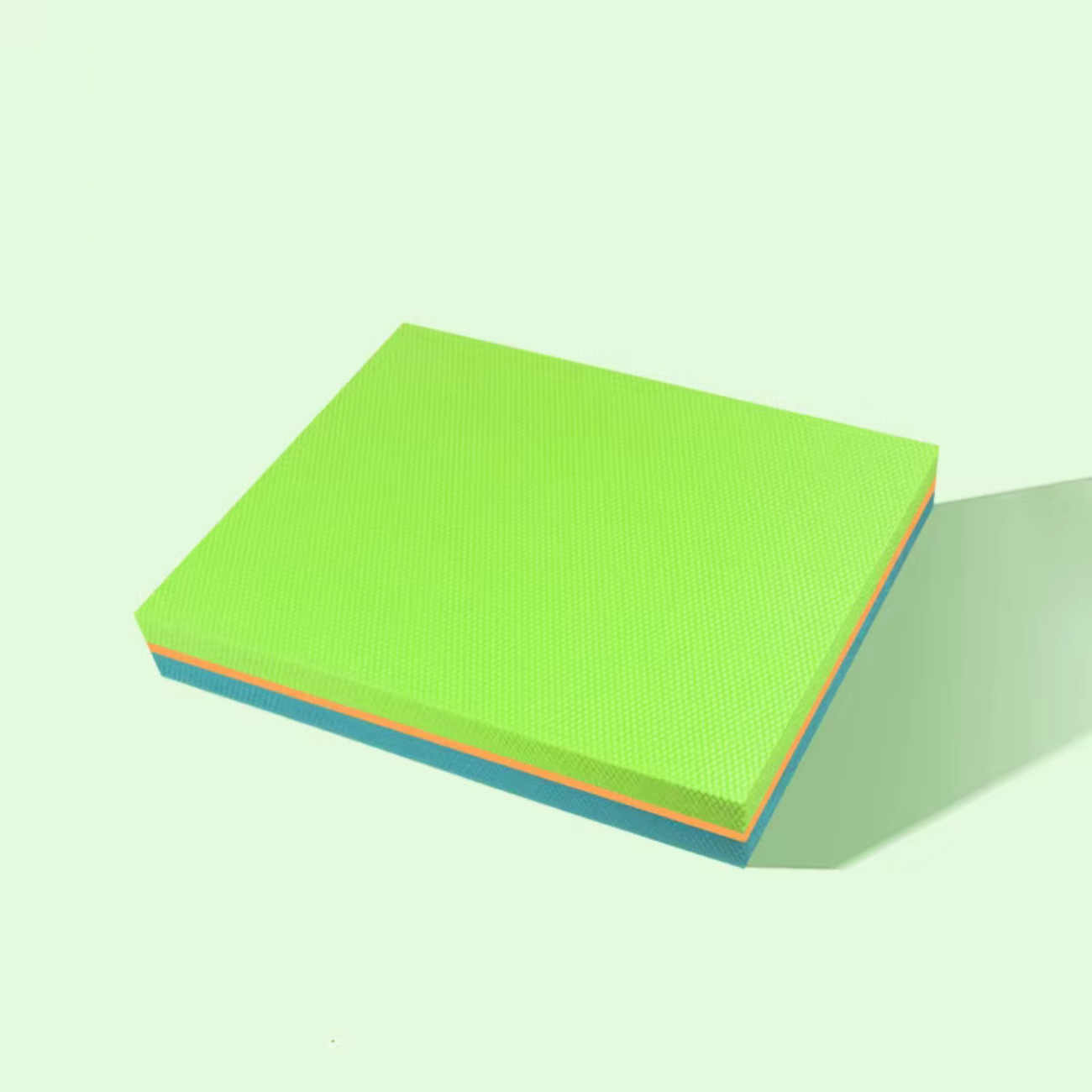 Tapis d'entraînement de fitness et d'exercice en TPE souple pour yoga et équilibre.