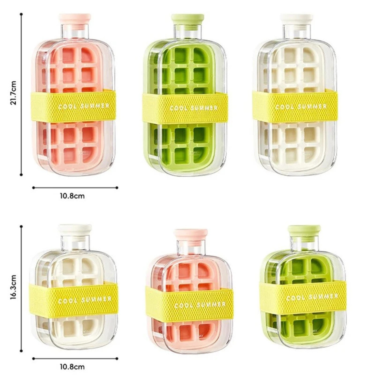 Presse à glaçons avec couvercle, qualité alimentaire, paille, seau à glace à double usage, motif de glace, accessoires de bar de cuisine. 