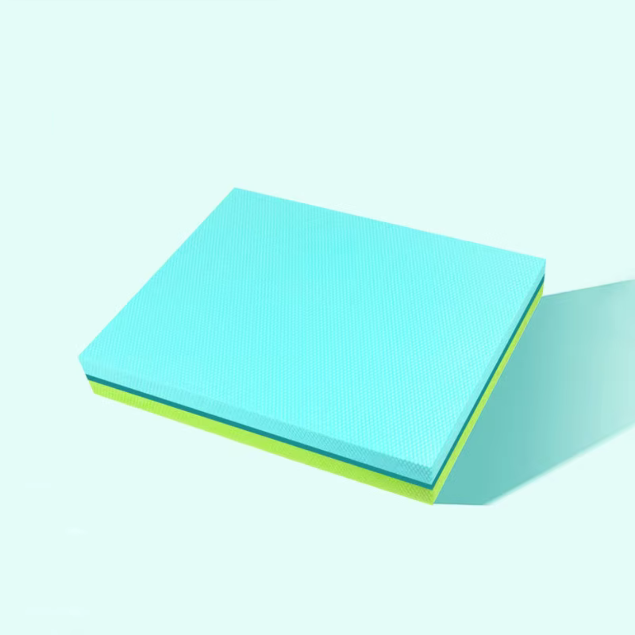 Tapis d'entraînement de fitness et d'exercice en TPE souple pour yoga et équilibre.