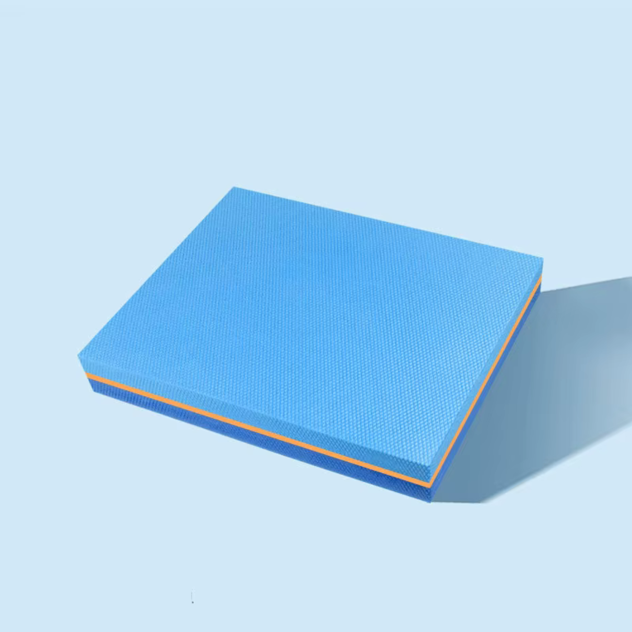 Tapis d'entraînement de fitness et d'exercice en TPE souple pour yoga et équilibre.