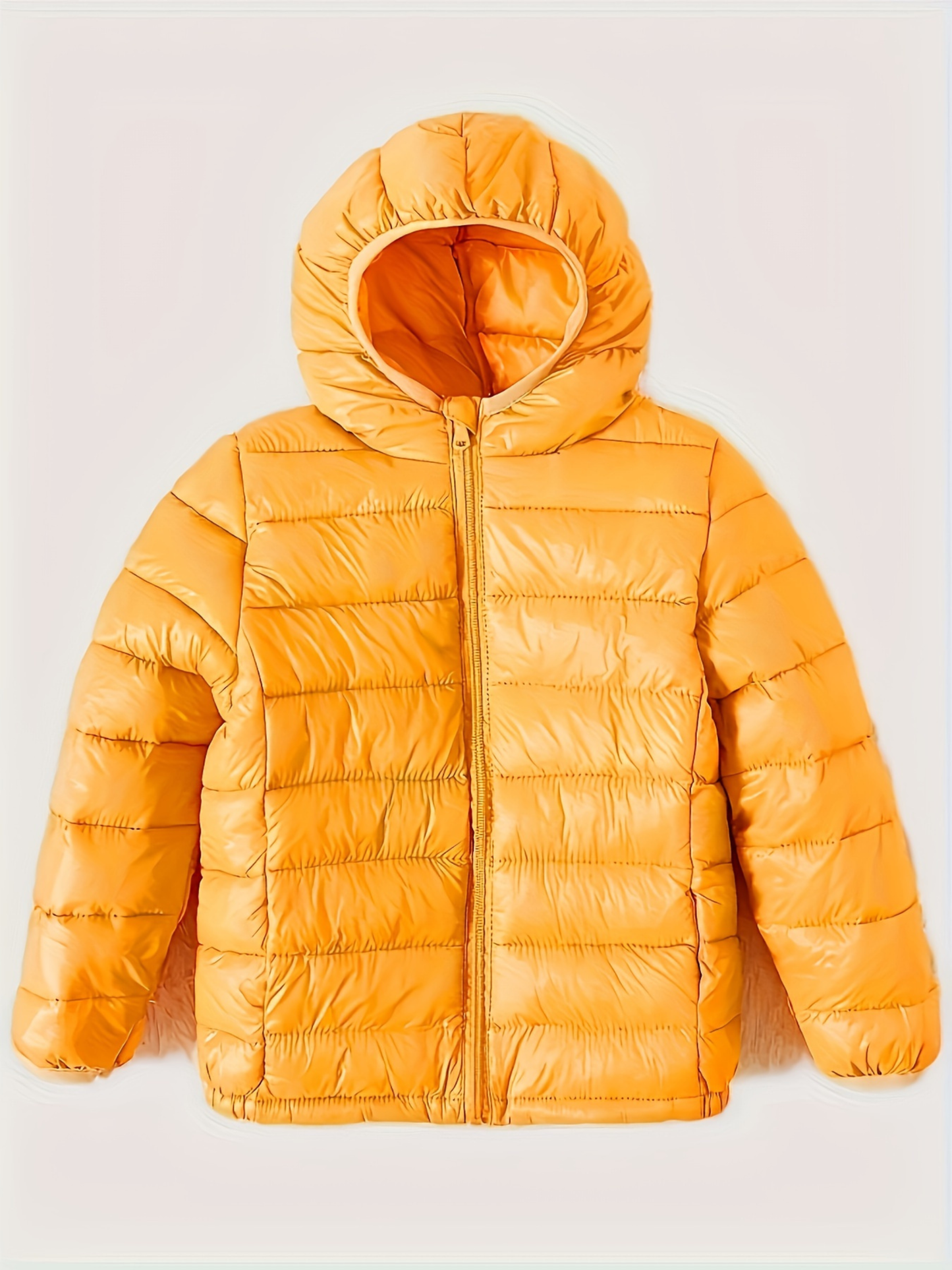 Classic boys' quilted jacket with hood, ideal for winter/autumn.