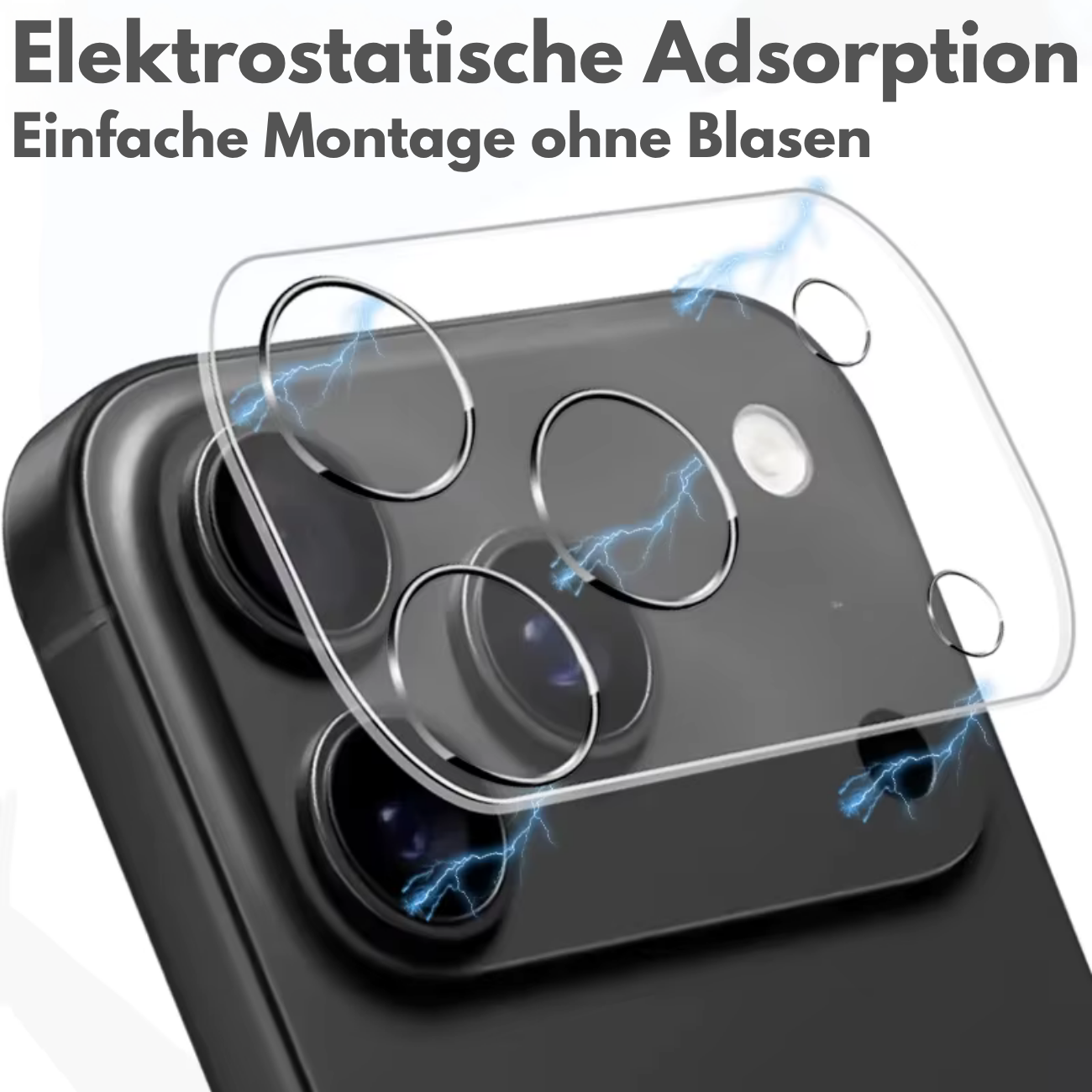 Protecteur d'appareil photo en verre trempé pour iPhone 17.