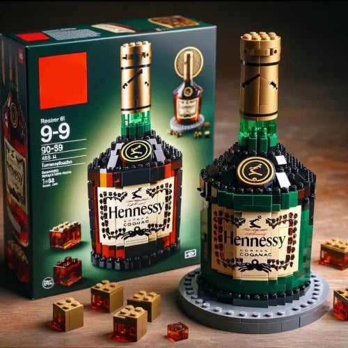 Modèles de bouteilles de vin à construire.