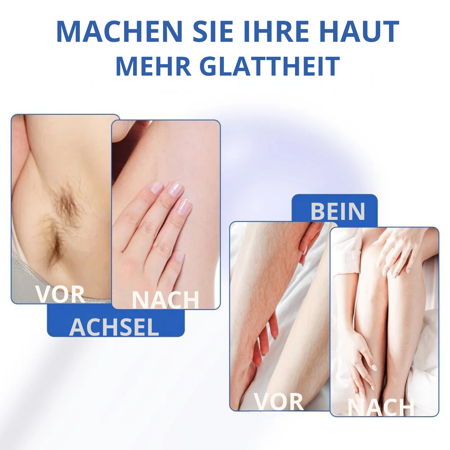 Chauffe-cire à rouleau pour épilation, machine avec crème de cire rechargeable et 100 morceaux de papier ciré pour l'épilation