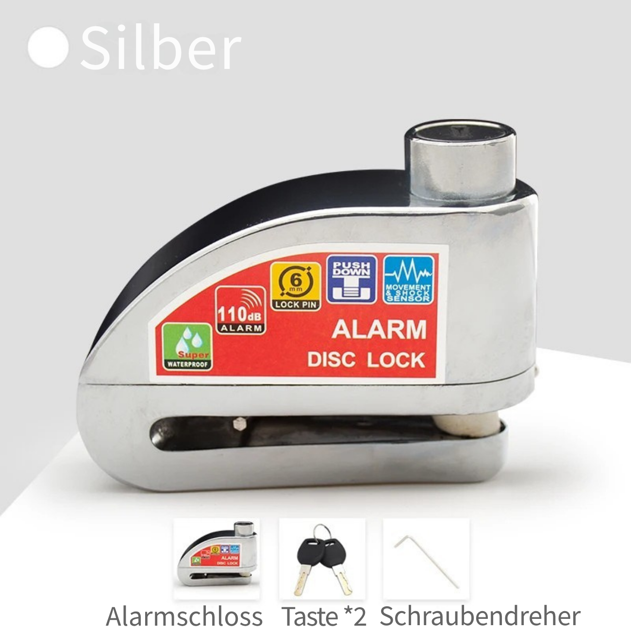 Motorcycle - Bicycle Lock Alarm Security Protection