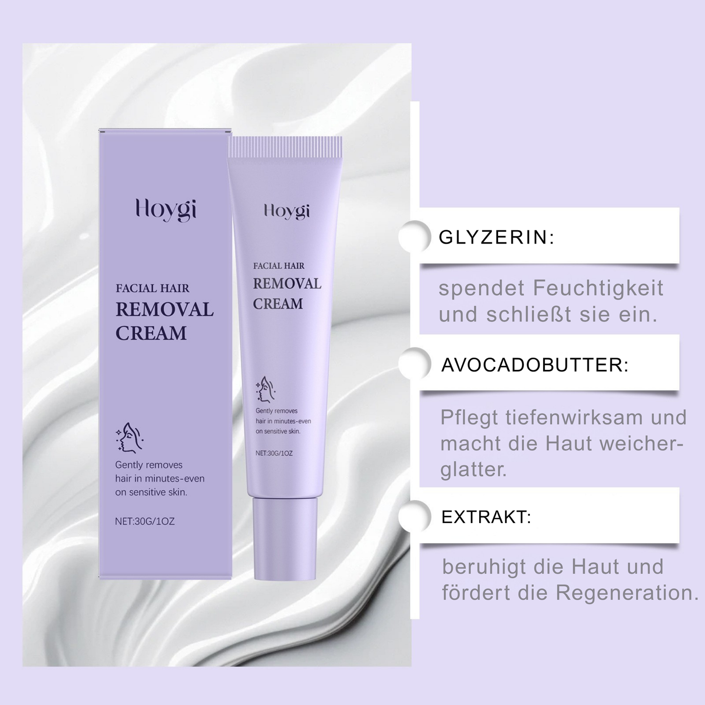 Smooth Skin Moisturizing Soft Serve Shaving Oil Facial Hair Removal Cream