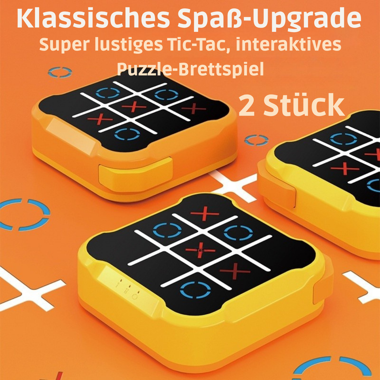 Educational Tic-Tac Three-Piece Chess Children's Toy Portable For Adults &amp; Children.