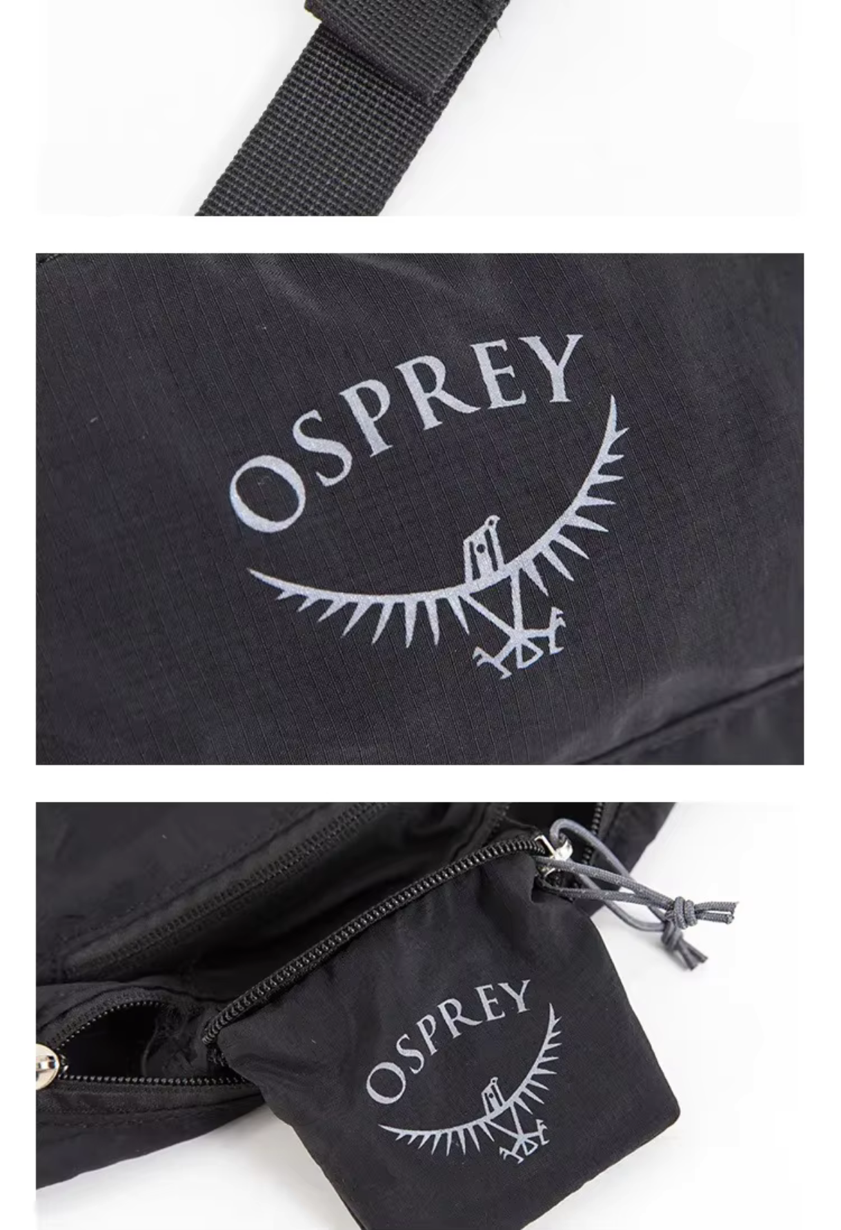 Sac banane de sport portable ultraléger et compressé OSPREY, étanche.