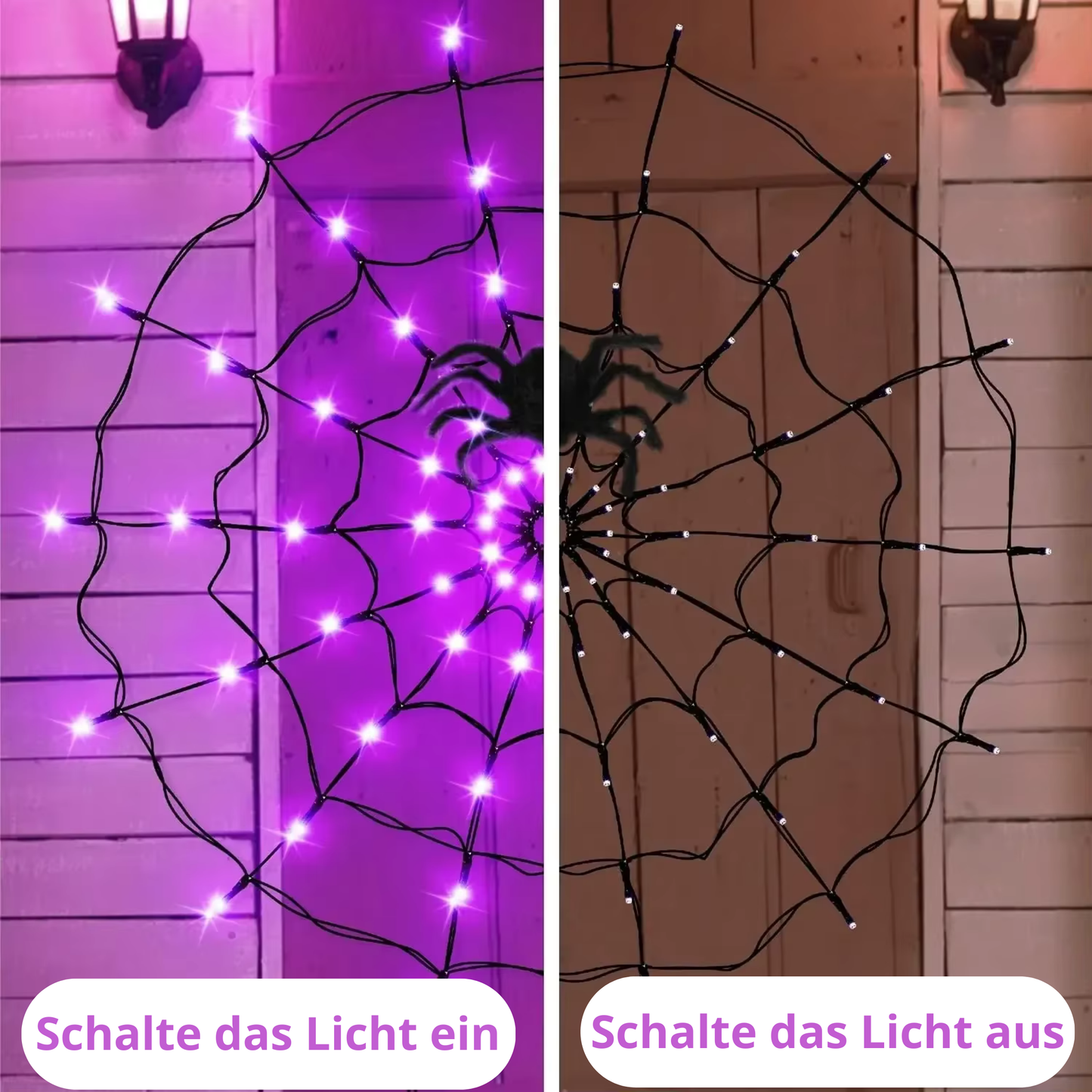 Guirlande lumineuse à LED pour Halloween, décoration de festival fantôme.