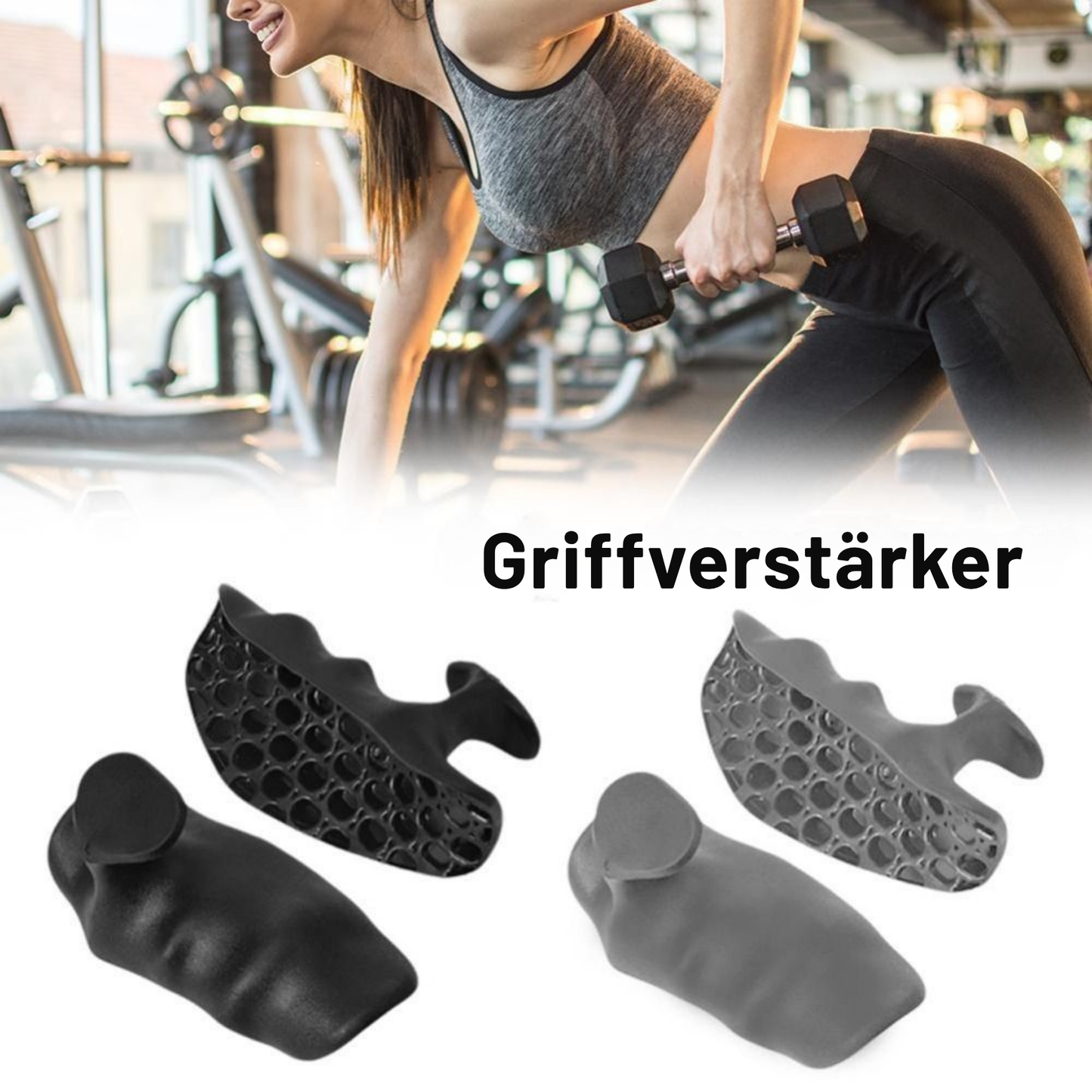 Renforceur de poignée antidérapant, pas de transpiration, entraîneur de doigts portable, poignées d'entraînement confortables pour le levage d'haltères.