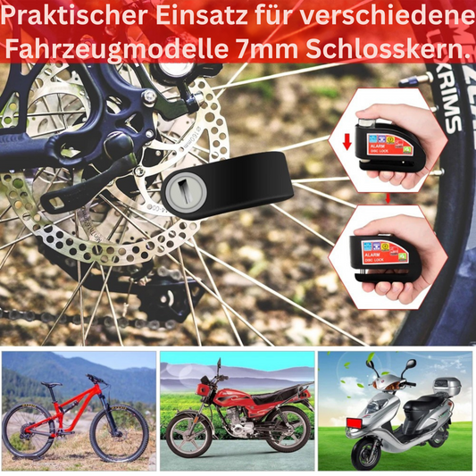 Alarme de sécurité antivol pour moto et vélo