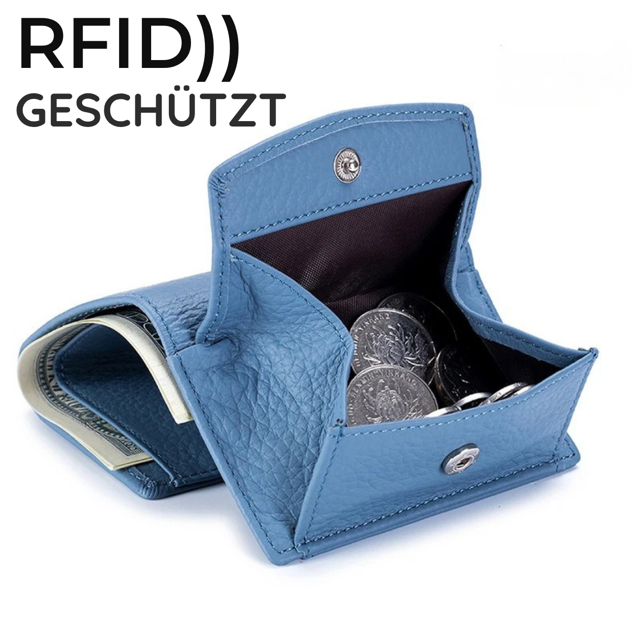 Neue Frauen Geldbörsen Aus Echtem Leder.