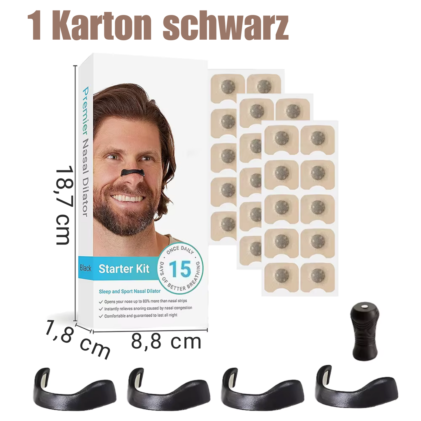 Magnetic nose strips, anti snoring nose clip.