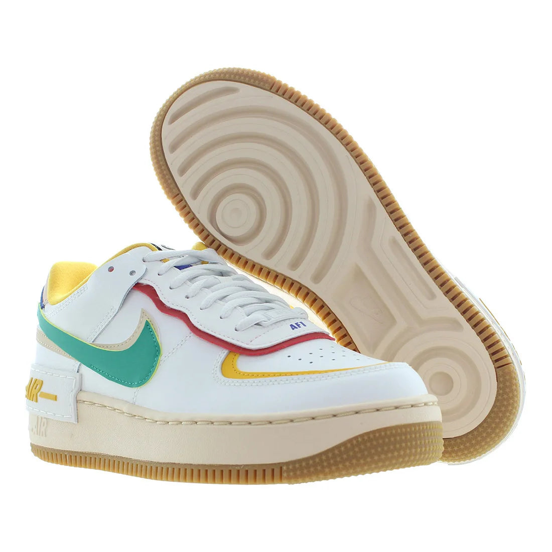 Nike Women's Shoes Air Size 8.5 - 9 White/Neptune Green Coating &amp; Paint.