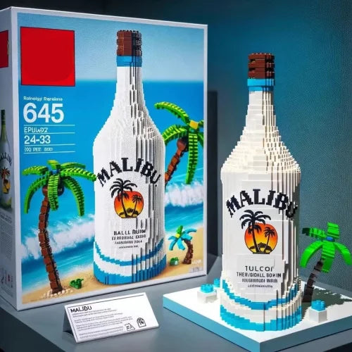 Modèles de bouteilles de vin à construire.