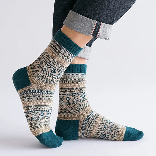 5 Paar Winter Herren, Damen socken verdicken Schafwolle.