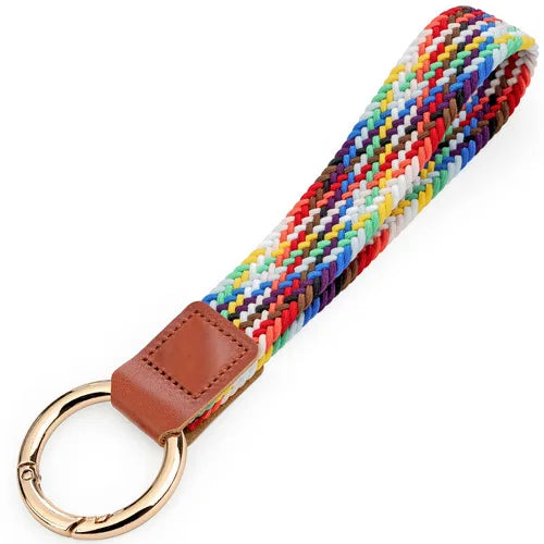 Porte-clés de voiture en cuir pour femmes et hommes.