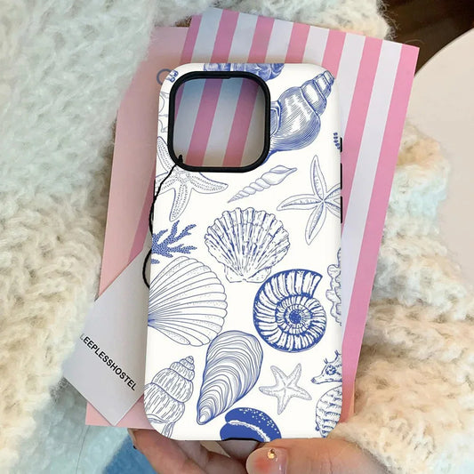 Coque de téléphone de style méditerranéen pour iPhone.