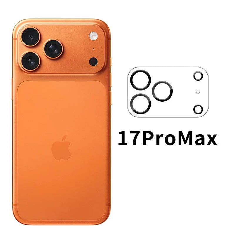 Protecteur d'appareil photo en verre trempé pour iPhone 17.