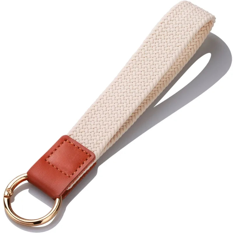 Porte-clés de voiture en cuir pour femmes et hommes.