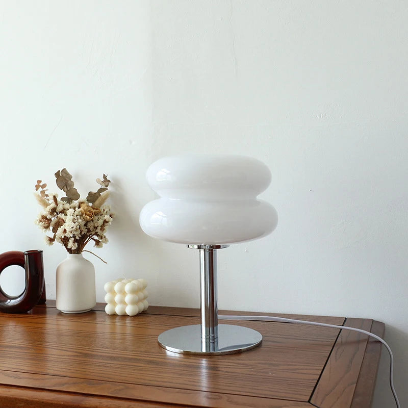 Macaron Retro Table Lamp Bedroom Bedside Decor.