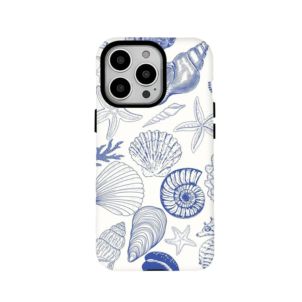 Mediterranean style phone case film shell for iPhone.