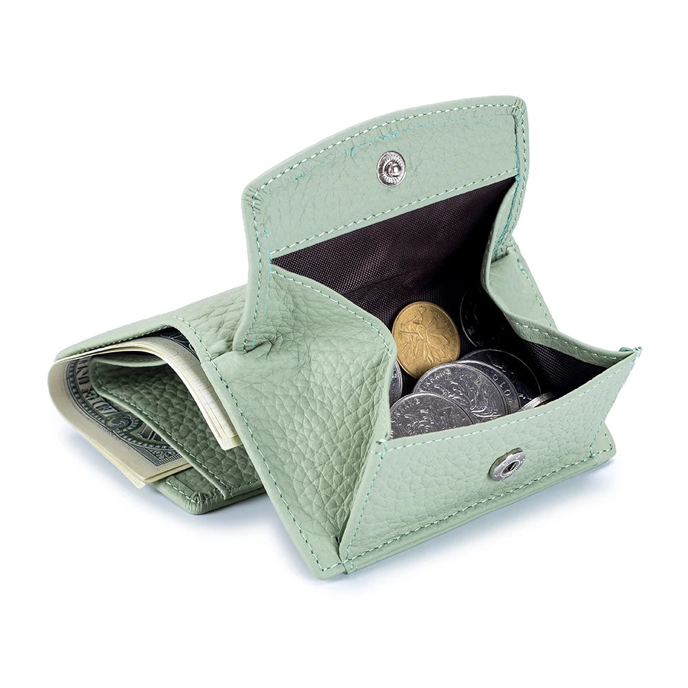 Neue Frauen Geldbörsen Aus Echtem Leder.