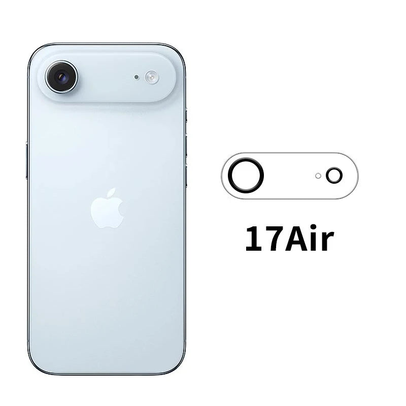 Protecteur d'appareil photo en verre trempé pour iPhone 17.