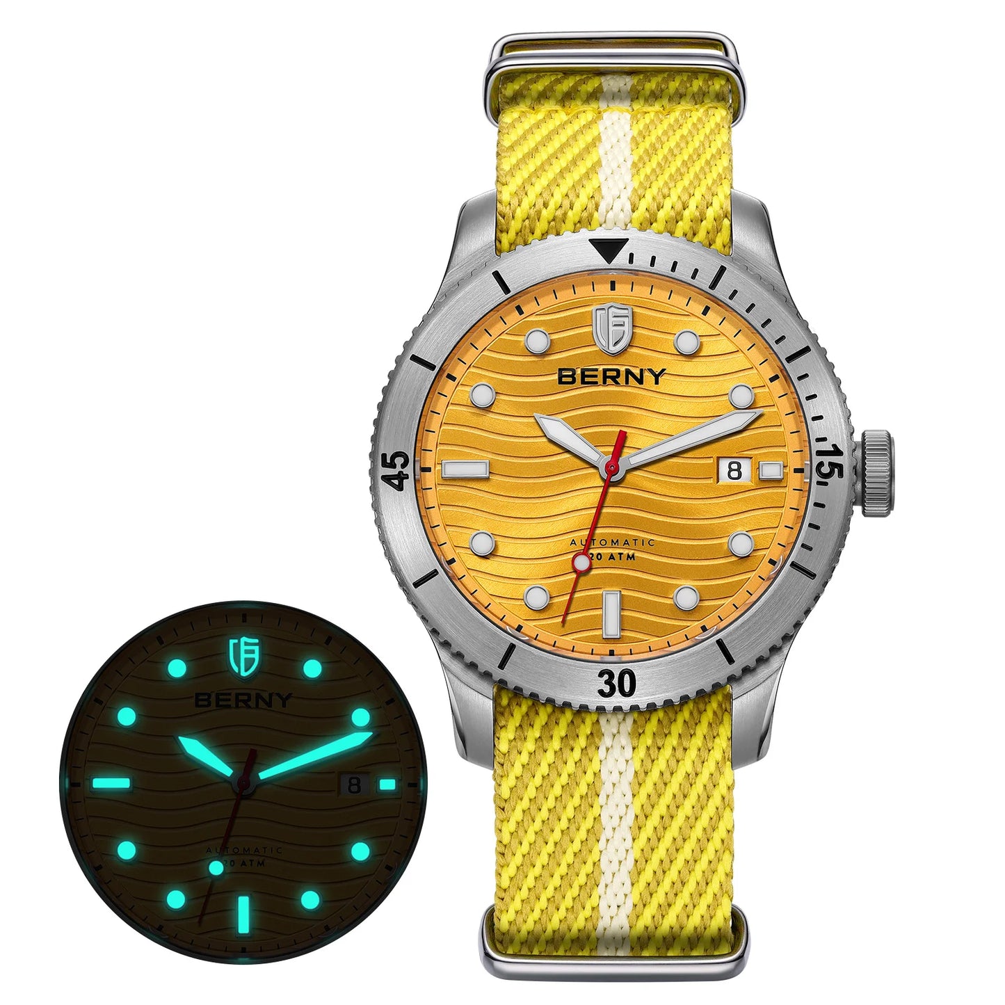 Montre de plongée automatique pour homme.