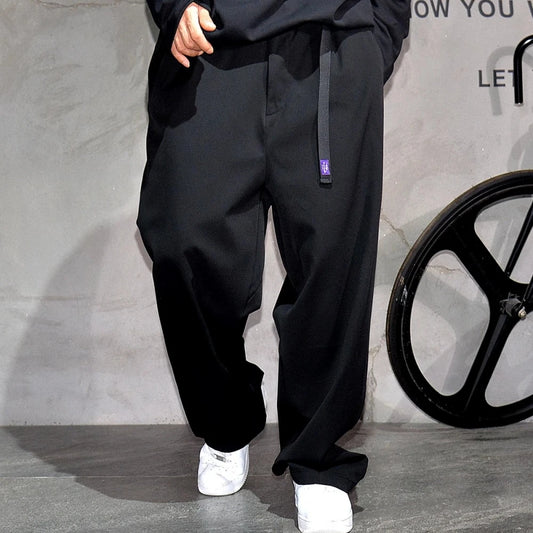 Pantalon vintage décontracté baggy tendance de haute qualité pour homme.