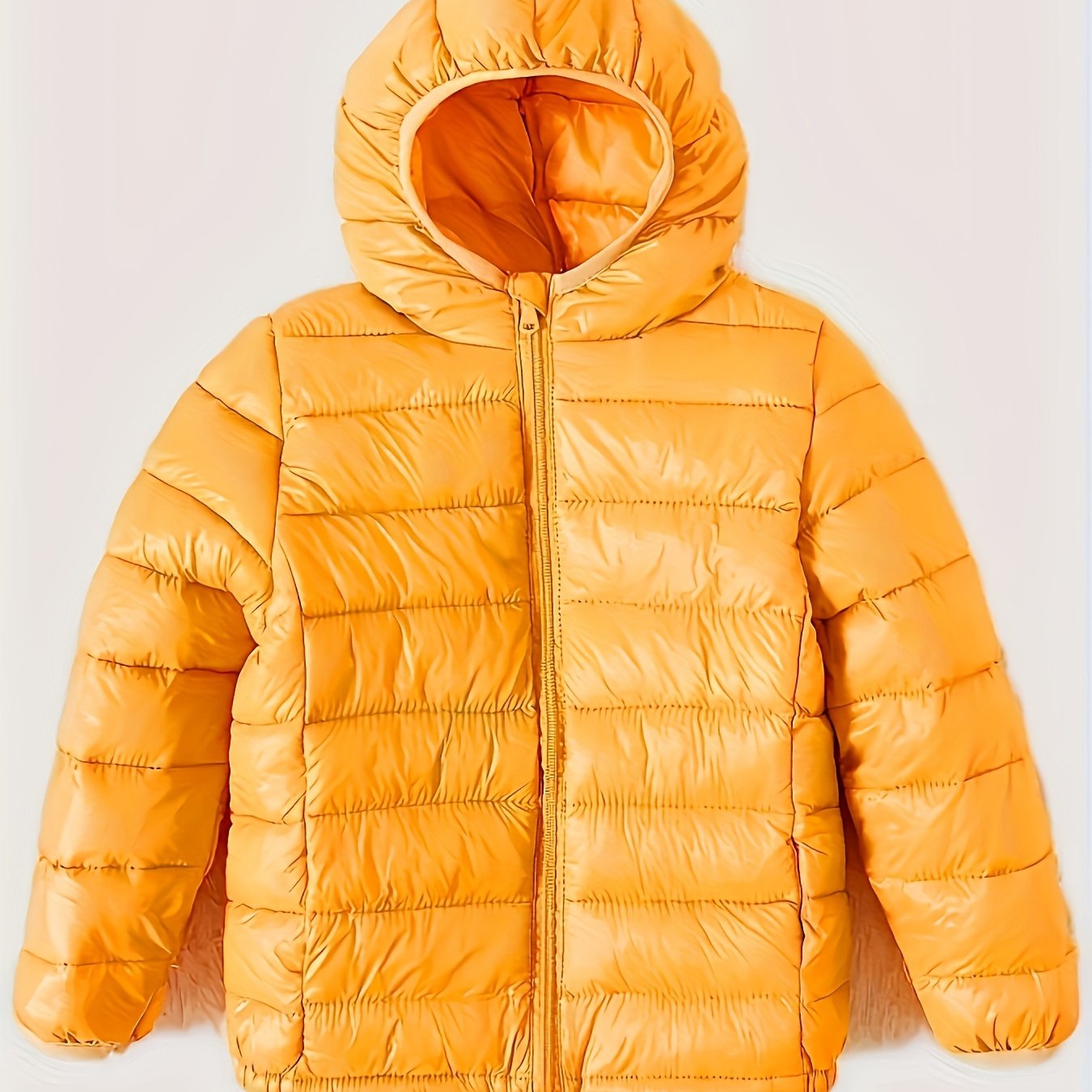 Classic boys' quilted jacket with hood, ideal for winter/autumn.