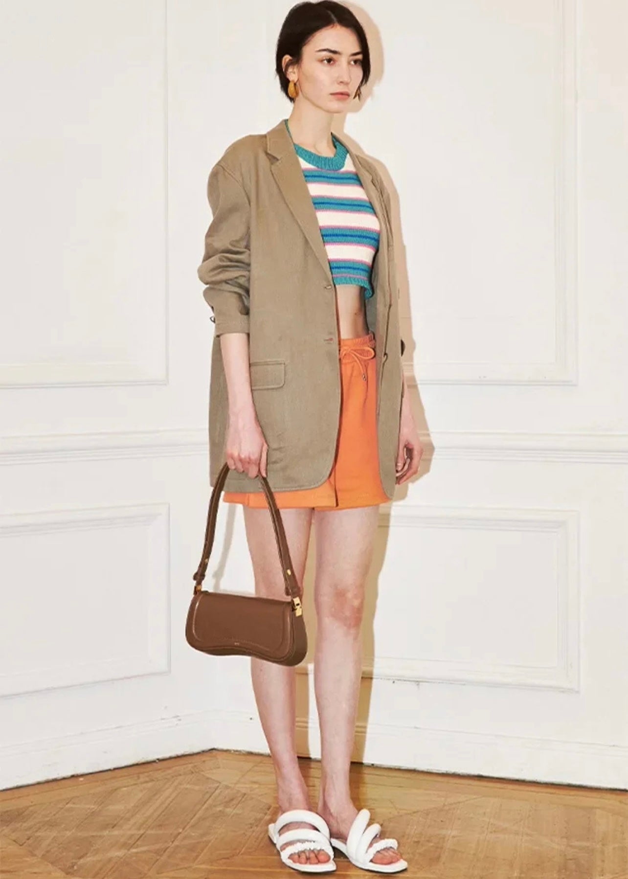 New French style handbag, single shoulder underarm for women.