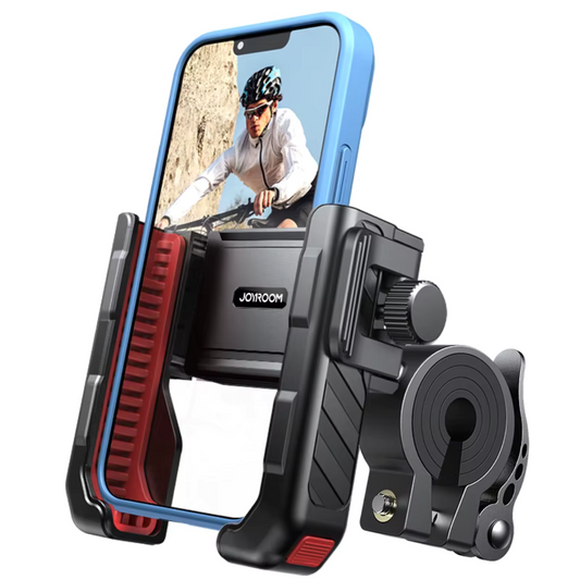 Support de téléphone universel pour moto Joyroom à verrouillage rapide pour iPhone.
