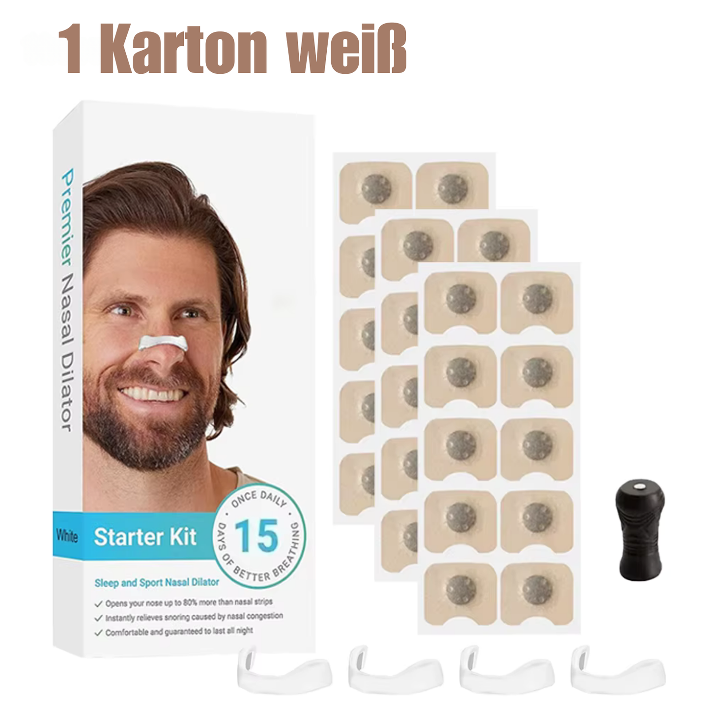 Magnetic nose strips, anti snoring nose clip.