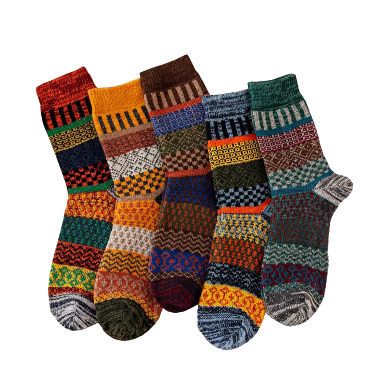 5 Paar Winter Herren, Damen socken verdicken Schafwolle.