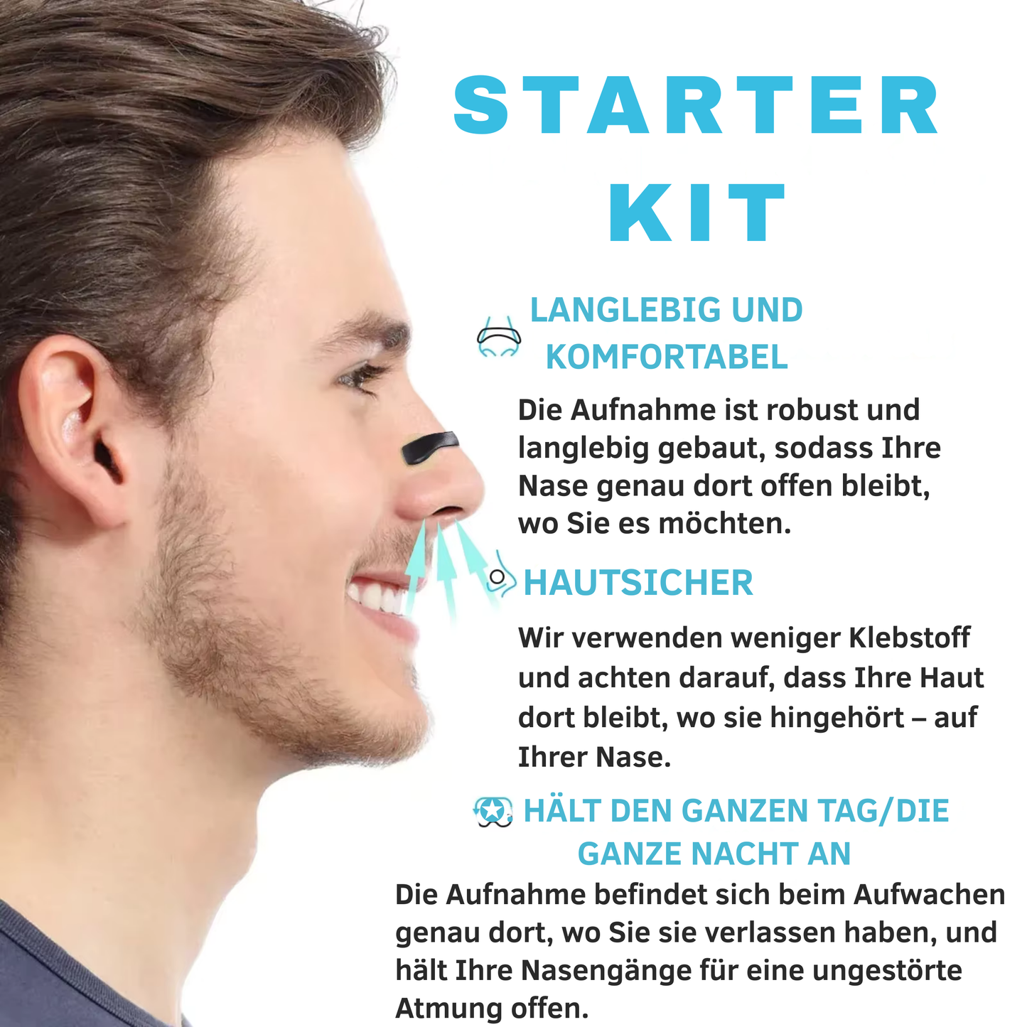 Magnetic nose strips, anti snoring nose clip.