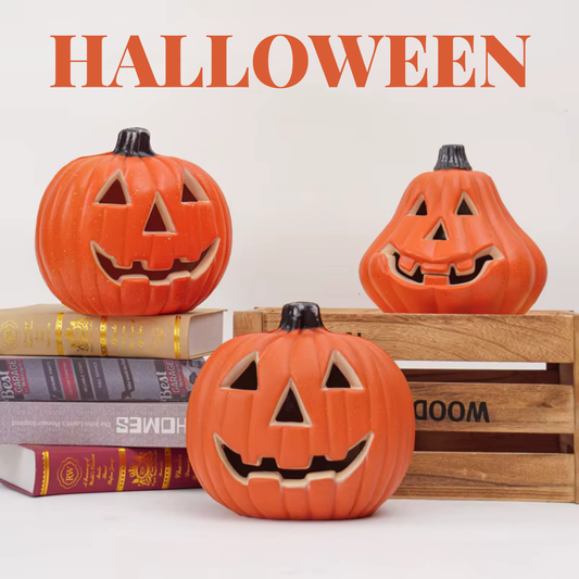 Décoration de lampe LED citrouille d'Halloween pour festival.